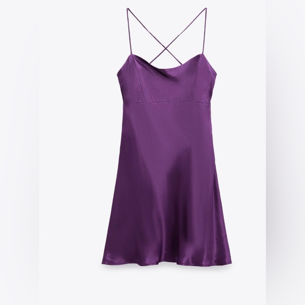 Silk dress zara